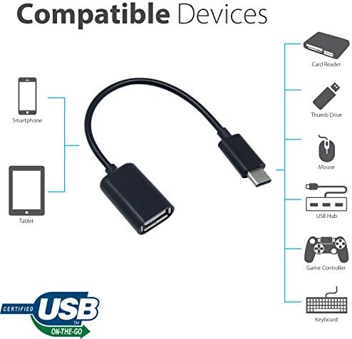 Адаптер за USB OTG-C 3.0, съвместим с вашия Asus ZenScreen MB16ACV, осигурява бърз, доказан и многофункционално използване на