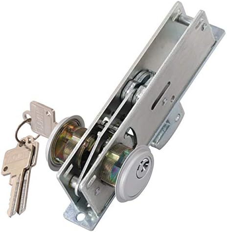 NNAA Набор от секретни брави за врати магазин с плетене на една кука, ригелем и патрон с два ключа, Разход на замъка Adams