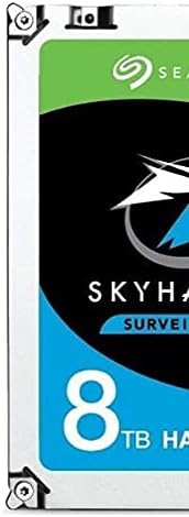 Твърд диск Seagate - ST8000VE000 Skyhawk AI ST8000VE000 с капацитет от 8 TB 3,5 Вътрешни SATA (SATA/600) - Мрежов видеорекордер,