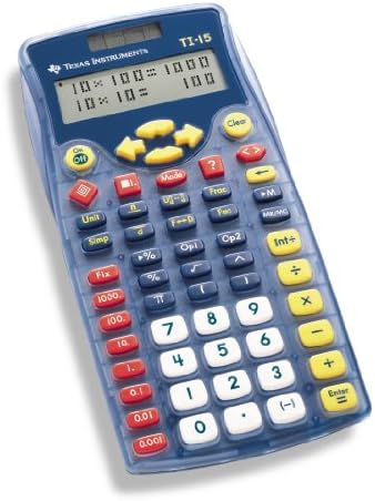 Елементарен калкулатор Texas Instruments TI-15 Explorer