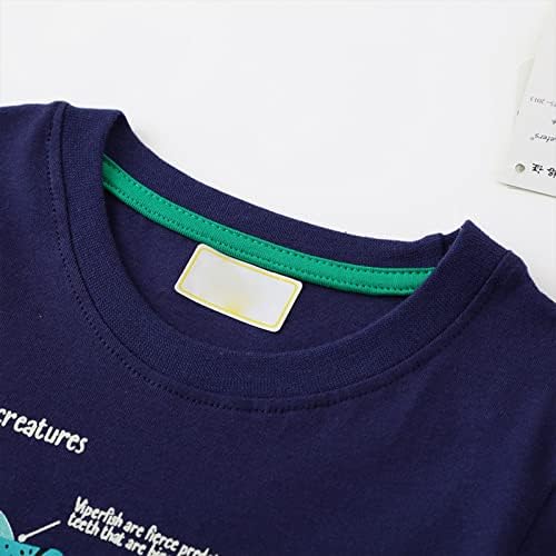 Летни Тениски, Спортни Ризи За Момчета Космически Кораб База На Морския Живот Модел Тениска С Къси Ръкави Облекла Туника Риза