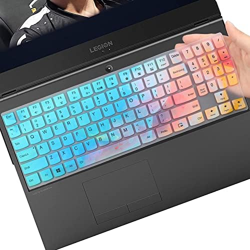 Калъф за клавиатура MUBUY Подходящ за игра на лаптоп Lenovo Legion 15,6 Y520 Y530 Y540 Y545 Y720 R720 Y7000 Y7000P|17,3Legion Y730 Y740 - Цветни