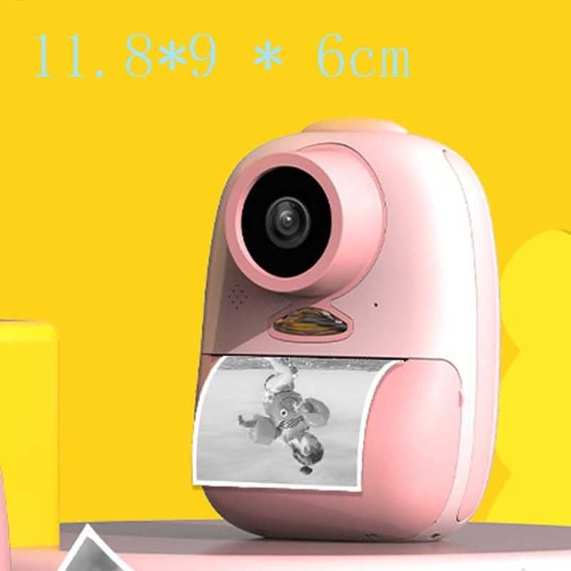 ZHUHW Камера, Принтер, Термопринтер Помещение Детски Играчки Мини Детска камера, 2-инчов LCD екран, Цифров детска