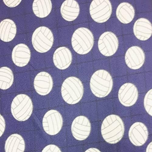 Pico Textiles Волейболни топки от лилава руното тъкан - болт 3 ярд /Мультиколлекционный стил# 1072