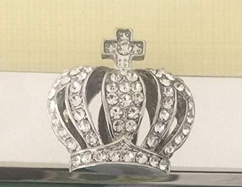 Украсена със скъпоценни камъни корона Lenox с Напречни Рамки 5x7 Инча, сребърно покритие, НОВА В КУТИЯ