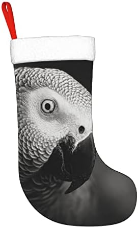 Сладки Коледни Чорапи с Папагала CUTEDWARF, Украшения за Елхи, Коледни Чорапи за Коледа на Празнични партита,