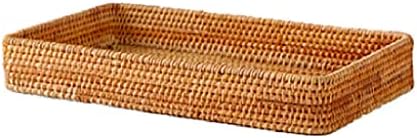 YCZDG Кошница за съхранение на Ръчно изработени Ротанговый Тава За Съхранение на Плетени Кошница За Хляб, Плодови Витрина