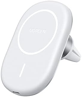 UGREEN Магнитно Безжично зарядно устройство, щипка за безжично зарядно за кола, Ци-Сертифицирано Магнитно зарядно за Кола с мощност 15 W, Съвместимо с iPhone 14/14 Pro Max / 13 Series