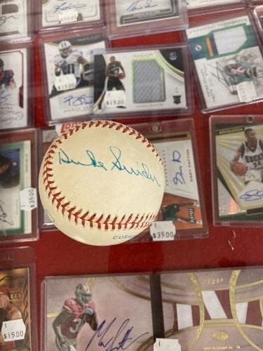 Мики Мэнтл, Уили Мейс, Дюк Снайдер с Автограф от Официалния Бейзболен PSA / Бейзболни топки с ДНК-автограф
