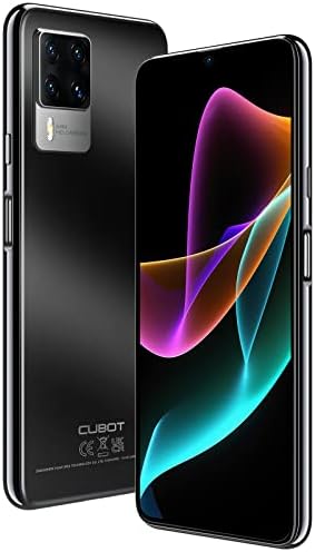 Смартфон CUBOT X50 8 GB, 128 GB, 6,67 FHD + Дисплей, 64-Мегапикселова Четырехъядерная камера, Батерия 4500 mah, Поддръжка на AT & T, T-Mobile, 4G с две SIM-карти, NFC, Face ID Черен цвят