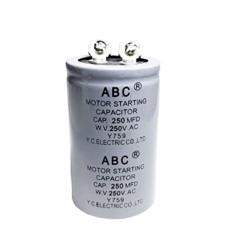Кондензатор ABC 250MFD 250 icf 250VAC Цилиндричен Пусков кондензатор на двигателя променлив ток