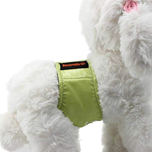 За многократна употреба Оберточные памперси Feeoh за кучета от мъжки пол, Моющаяся превръзка на корема кученце (опаковка от 5 броя)