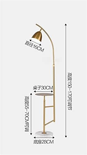 ZLXDP Златна полк Лампи за Чаено Маса Всекидневна Диван-Поставка Лампа Изковаване на Изкуството Мрамор Нощни Вертикални тела