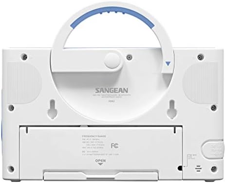 Sangean H202 Портативен AM/FM/Сигнал за времето/Цифрова Настройка, Bluetooth Водонепроницаемое Радио За Душ
