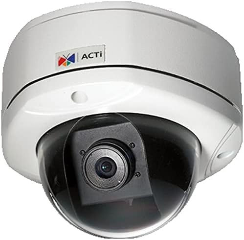 Маймуната KCM-7111 4-Мегапикселова IP Антивандальная Куполна камера за Дневно / нощно виждане (PoE), бял