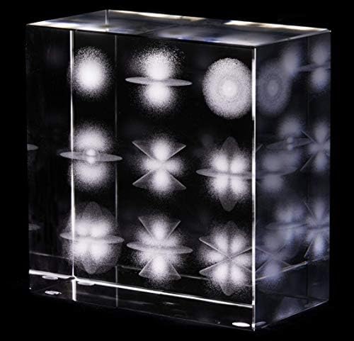 Скулптура Вирсавии Атомни Орбитали, Вытравленный Лазер Crystal