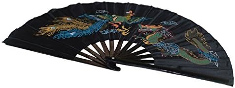 Лечебен Китайски Кунг-фу, Тай-чи Фен-Арт Танц/на Практическо Представяне на Бамбук Сгъваем Фен (Дракон и Феникс на