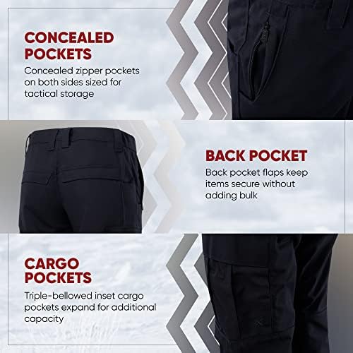 Дамски тактически панталони-карго Vertx Phantom OPS с джобове, Леки Ежедневни Непромокаеми Панталони за работа