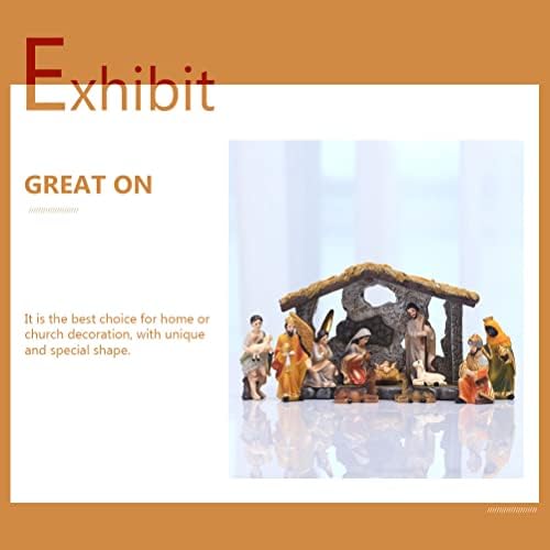 Пълнители за Отглеждане DOITOOL, 1 Комплект, Ярка Украса за Коледното Статуи от Смола, Религиозна украса (Различни