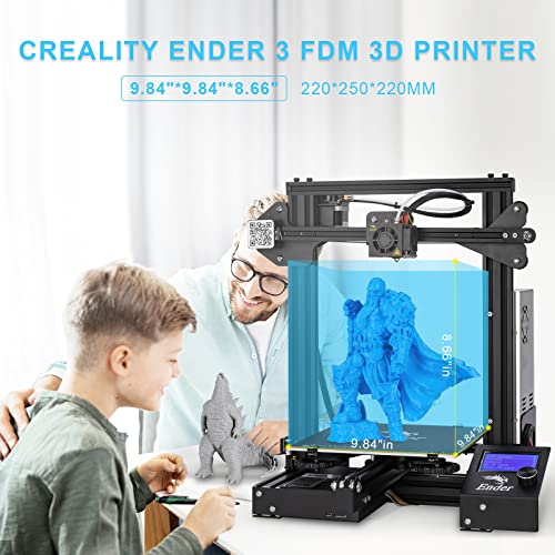 Официален 3D принтер Creality На 3 с напълно отворен код с печат обобщение на една седалка, всички метални Скелета FDM САМ Принтери