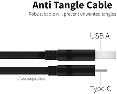 Работи на кабел за бързо зареждане на USB 3.0 Type-C и трансфер на данни за Samsung Galaxy Книга на Одисея (15.6-инчов)!