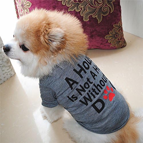 Тениска с Куче и Котка, за да си Малки Домашни любимци, Скъпа Жилетка за Кученце, Потници Без Ръкави, Облекло за