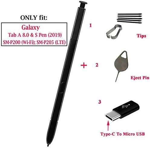 Ubrokeifixit P200 P205 Смяна на сензорен стилус S Pen, за Samsung Galaxy Tab A 8,0 с S Pen 2019SM-P200 SM-P205