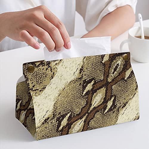 Змия кожа модели платове Box предната корица хартия случай държач за кърпички в опаковка тенис на декоративни храсти за дома ресторант баня суета плотове нощ