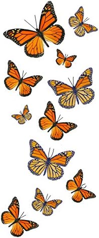 55 Временни Татуировки Пеперуди Монарх