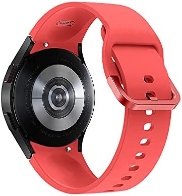 Подмяна на силикон каишка е Съвместим с Samsung Galaxy Watch 4 40 мм 44 мм Каишка Watch4 Classic 42 мм и 46 мм Въжета Спортни