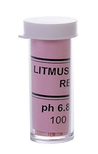 Червената Лакмусова Хартия в основата За определяне на нивото на pH Индикатор 100 ленти pH 6,8 - 8,1