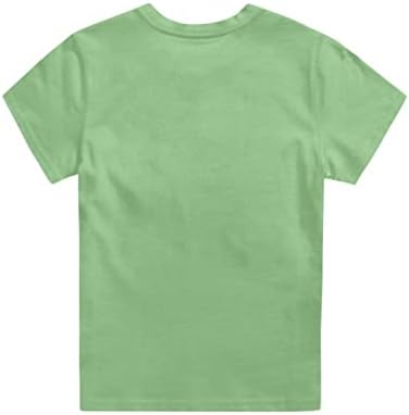 WELLFLYHOM/ Детски Тениски За Момичета И Момчета, Тениски с къс ръкав и кръгло деколте, Ежедневни Спортни Пуловери, Блузи, в Размер От 3 до 16 Години