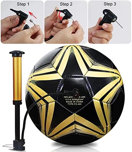 Футболна топка Fantecia Унисекс Размер на 5, на Официална топка за мини-футбол, Професионален футболен топката