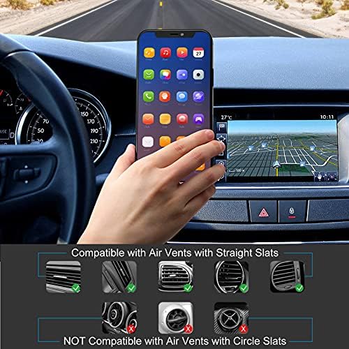 Blue Galaxy Супер Силен Магнит за Кола за телефон Определяне на отдушник е Съвместимо с всички смартфони и планшетами