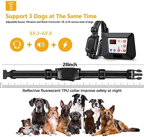 Безжична Огради за кучета HEXIEDEN, Система за задържане на домашни любимци, Електрически Нашийник за Дресура