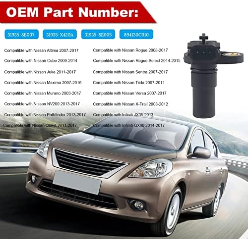 WMPHE е Съвместим със сензор за скорост на автомобил Nissan Altima Sentra Murano Pathfinder Maxima Quest 2003 2004