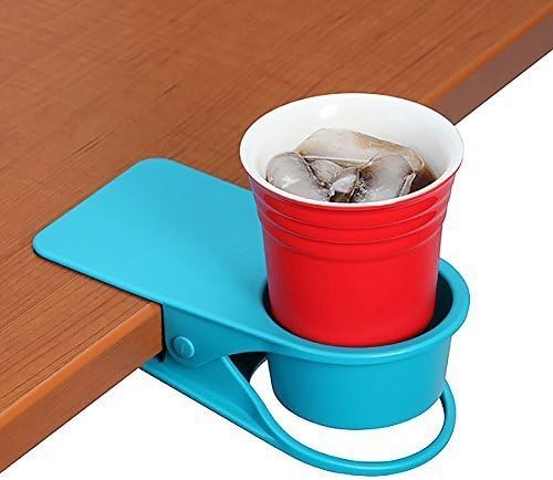 Държач за напитки BOZHIDAR Innovation Cup Clip - Син - закрепени към масите, стойкам, стульям, полкам, прилавкам. Пазете си напитка, смартфон или друга дребния предмет на сигурно м