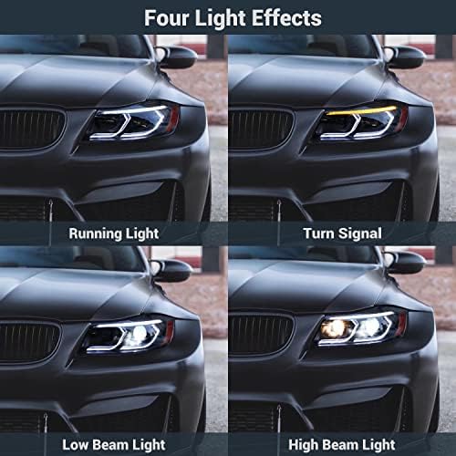 Led светлини UQZ, съвместими с BMW E90 2005-2012, Фаровете в колекцията, която е Съвместима с BMW серия 3 E91, работа