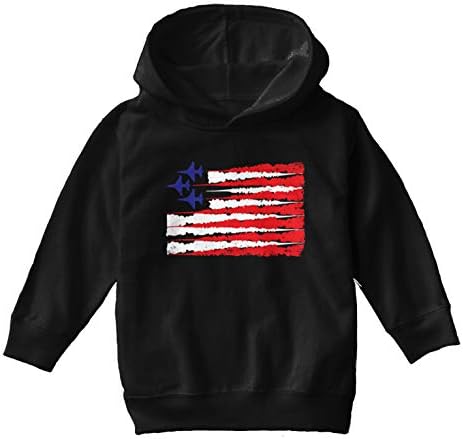 Бойци с флага на сащ - USA Patriot За деца / Youth Руното Hoody С качулка