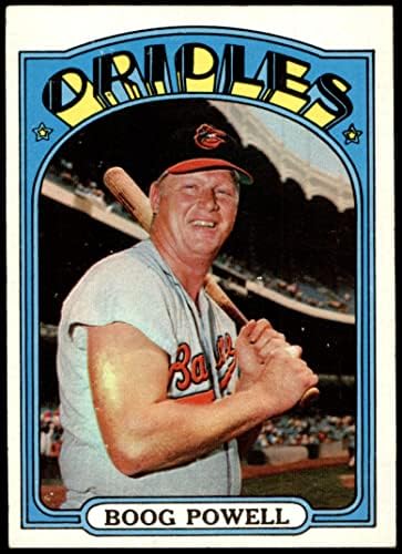 1972 Topps 250 Грешки Пауъл Балтимор Ориълс (Бейзболна картичка) EX/MT Orioles