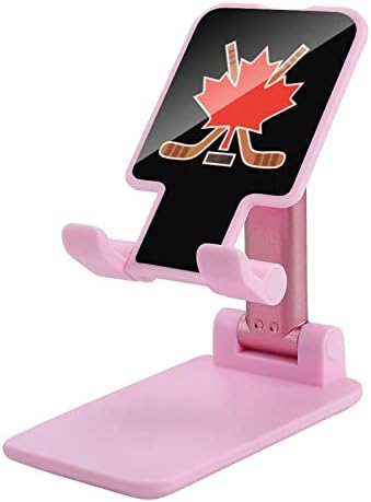 Канадската Хокейна Поставка за мобилен телефон от клен, Сгъваема Регулируема стойка за мобилен телефон, Настолна док-станция, Съвместима с планшетами iPhone Switch (4-13)