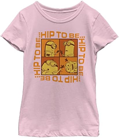 Тениска с къс ръкав Fifth Sun Minions: Rise of Gru Hip to Be за момичета