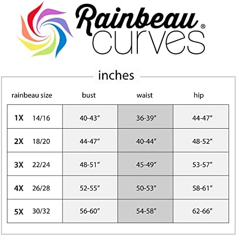 Rainbeau Curves Дамски Плюс Размерите крива Basix Компресиране Плътна