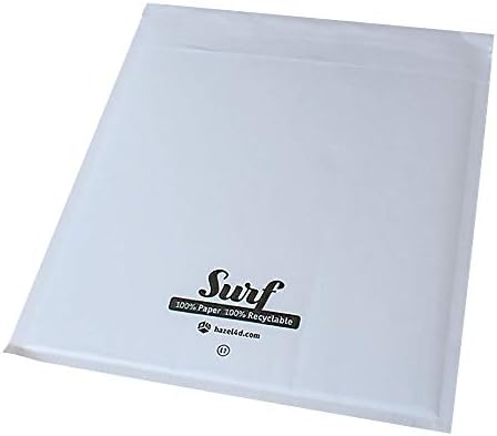 Пощенска устройство за хартия GoSecure Size D1 Surf 180 мм x 265 мм бял цветове (опаковка от 200 броя) SURFD1