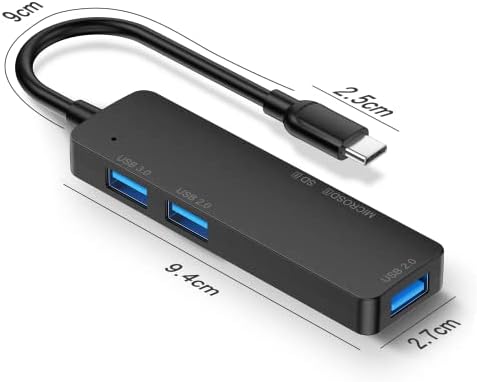 USB 3.0 Хъб Високоскоростен Адаптер 5 в 1 Мультиразветвитель Адаптер с устройства за Четене на карти TF SD