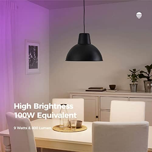 Интелигентни електрически крушки LEDMUNDO Zigbee, се изисква интелигентен хъб, умни лампи A19 с цокъл E26, с мощност
