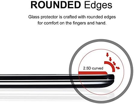 (2 опаковки) Supershieldz, Предназначени за защитни фолиа, изработени от закалено стъкло OnePlus 6, 0,28 мм, срещу драскотини, без мехурчета