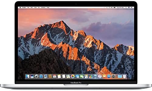 Apple MacBook Pro 2017 г. съобщение, с процесор Intel Core i7 с честота 2,5 Ghz (13 инча, 8 GB оперативна памет, 128 GB SSD-диск) сребрист цвят (обновена)