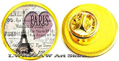 Брошка във формата на Кула, Парижката Брошки, Украшения във формата на Кула, Парижката Брошка, Парижките украса,