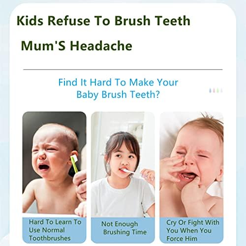 Детска четка за зъби 360 U-образна форма За деца 2-6, 2-4, 4-7 и 6-8 години, комплект за почистване на зъбите с заобляне